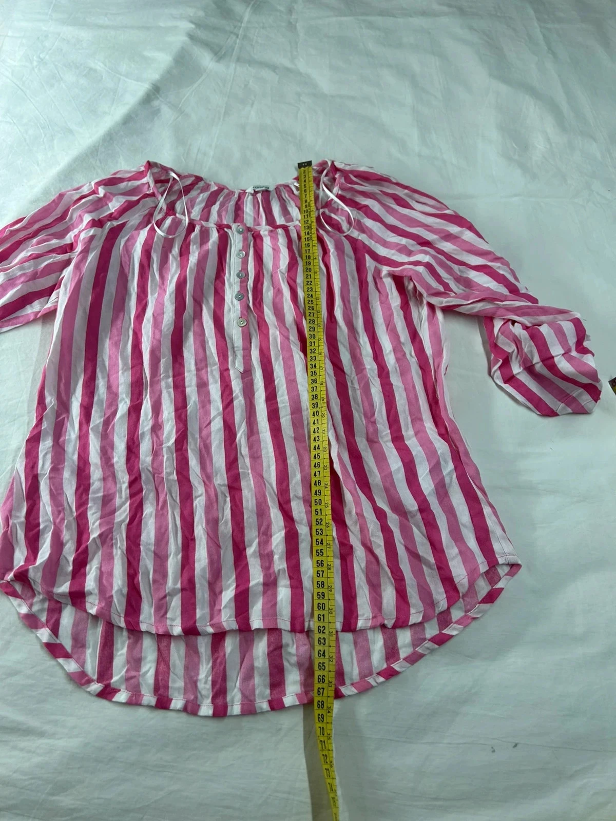 Zamba striped long sleeve blouse – photo 8